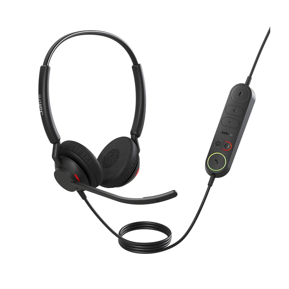 Auriculares Jabra Engage 40 USB-A UC Stereo con cable sonido nítido y conexión universal