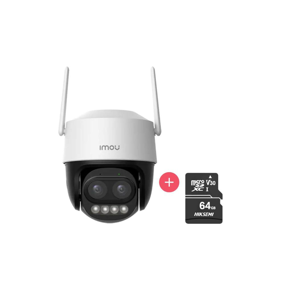 Cámara Seguridad IMOU Cruiser Z 3K + Micro SD 64GB 360° IP66 IPC-S7DN5M0WEZ-SD64