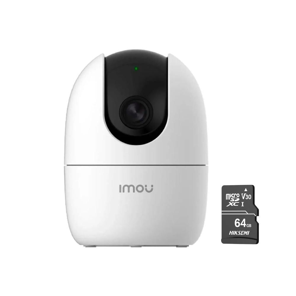 Cámara seguridad WiFi Interior IMOU Ranger 2 5MP 3K + Micro SD 64GB IPC-K2EN5H3W-SD64