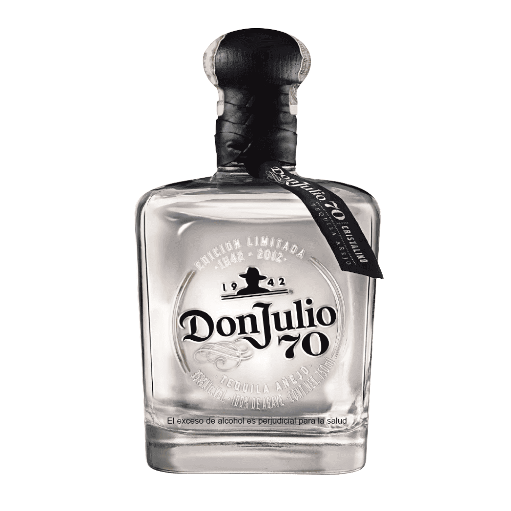 Tequila DON JULIO 70 Cristalino Añejo Botella 750ml
