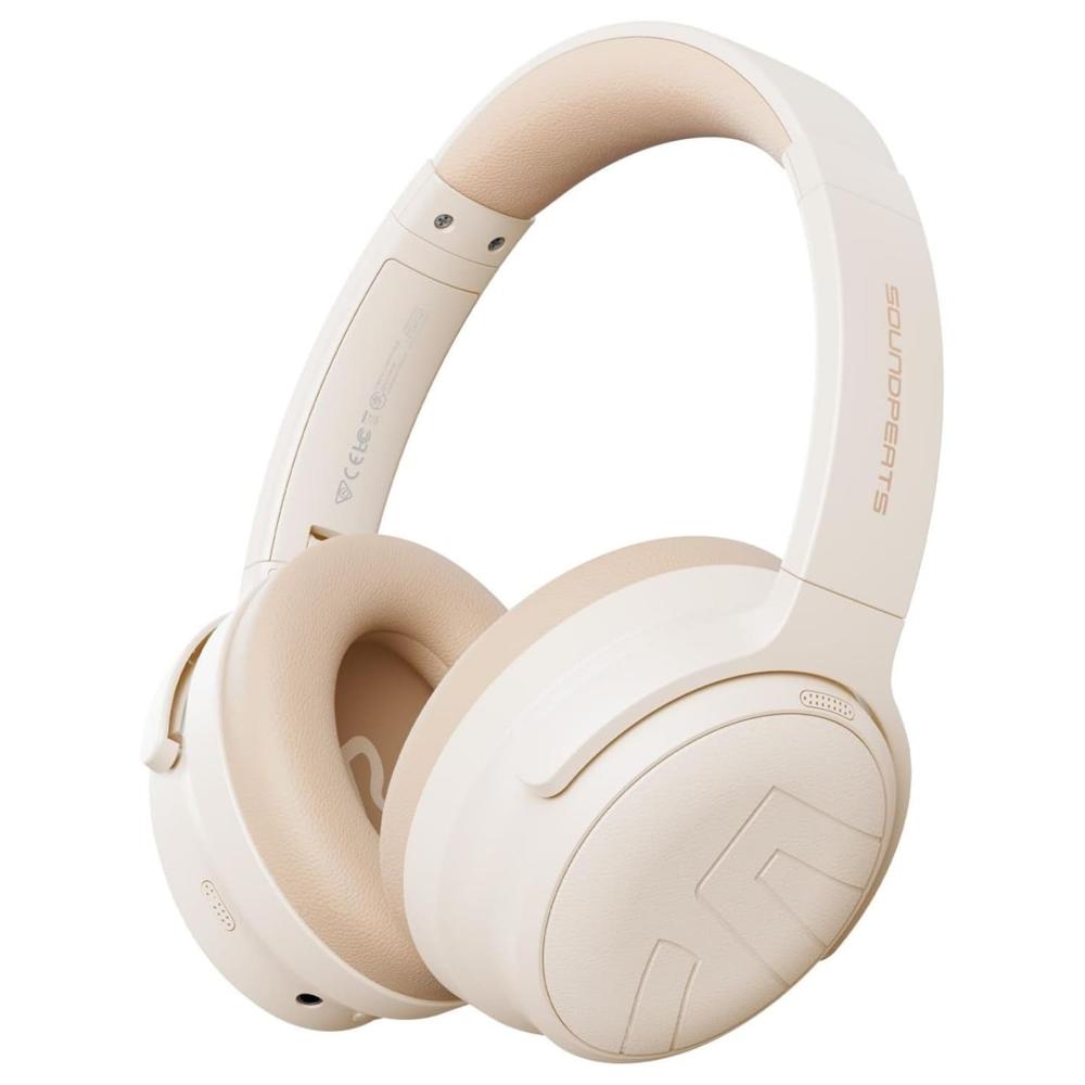 Audífonos SoundPEATS Space Pro ANC LDAC Beige