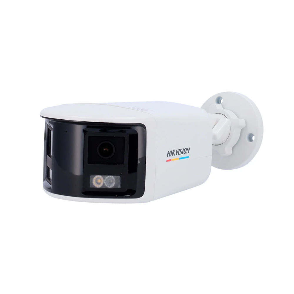 Cámara HIKVISION Bullet IP Doble Lente 180° 6MP 2.8mm con Smart Hybrid Light y IR de 30m