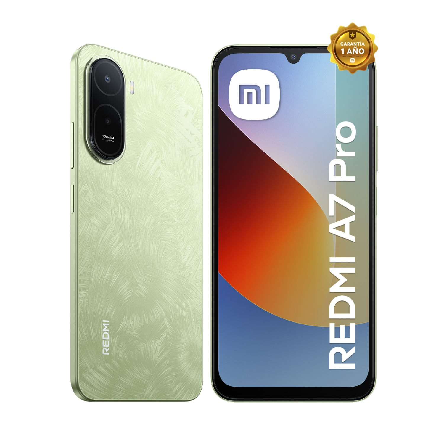 Celular Redmi A7 Pro Green 4GB RAM + 128GB ROM