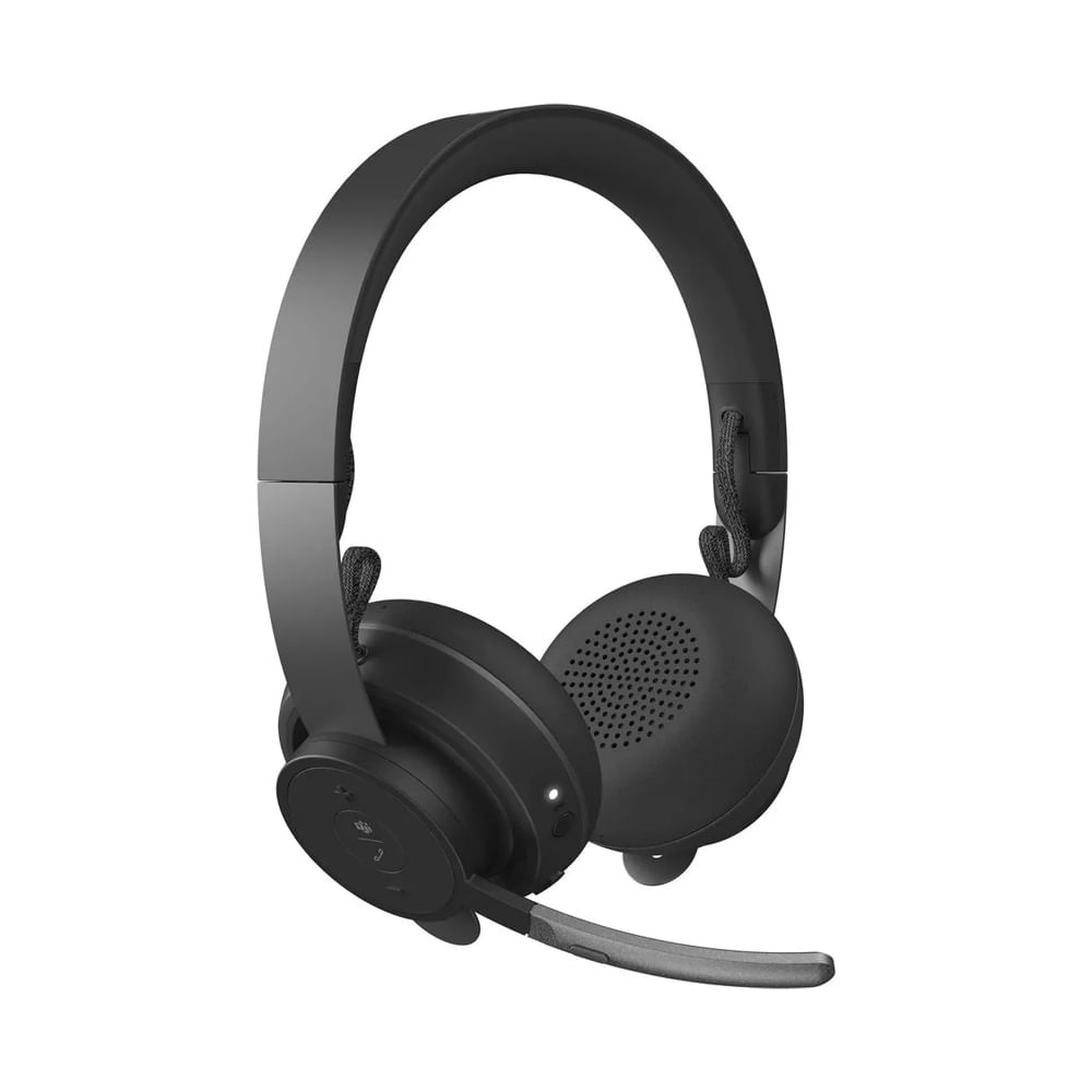 Audífonos Logitech Zone Wireless - Bluetooth, Microfono para Teams, Color Negro, Conexión Perfecta