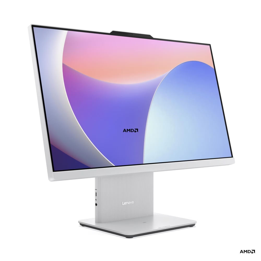 Lenovo All-in-One 23.8 con AMD Ryzen 5 8GB RAM 512GB SSD y Windows 11 Home - Rendimiento y Estil