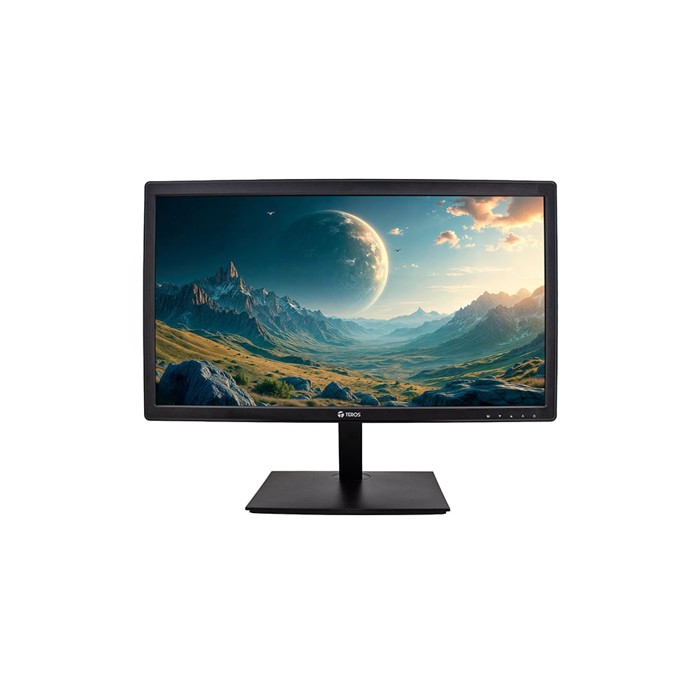 Monitor Plano TEROS TE-1916S 19.5 HD 75 Hz 5 ms HDMI VGA Audio Out Color Negro