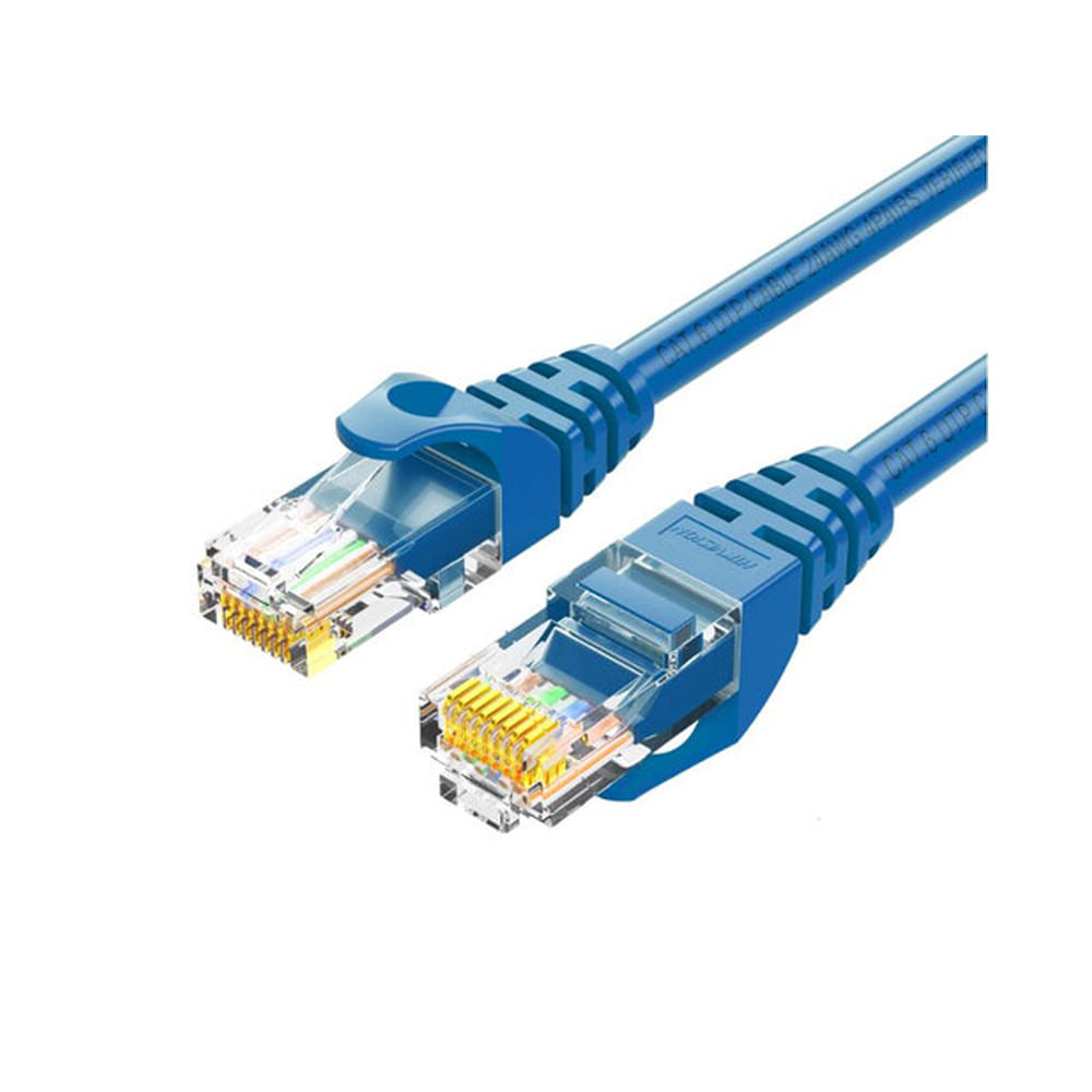Cable Patch Cord HIKVISION UTP Azul 1M  Alta Velocidad y Conectividad Estable para