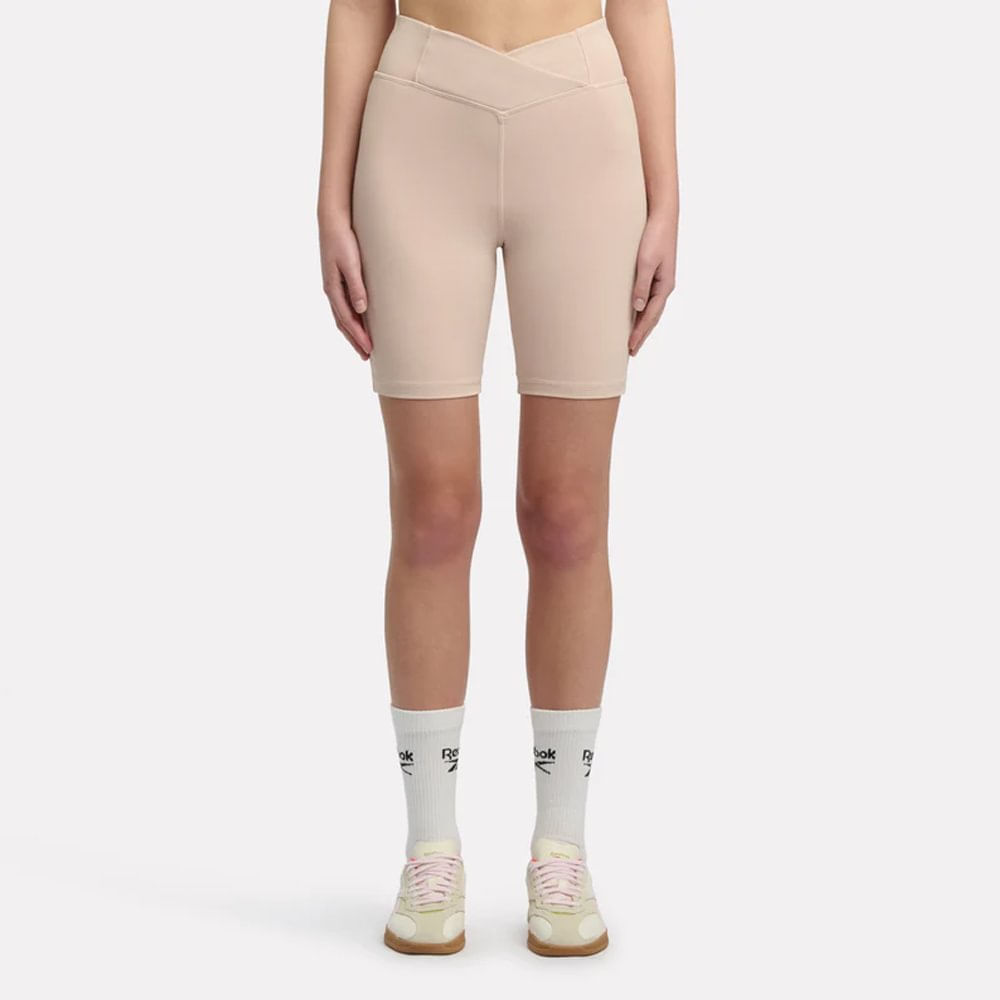 Short Deportivo Reebok Mujer Rosalie Yoga Hr Beige