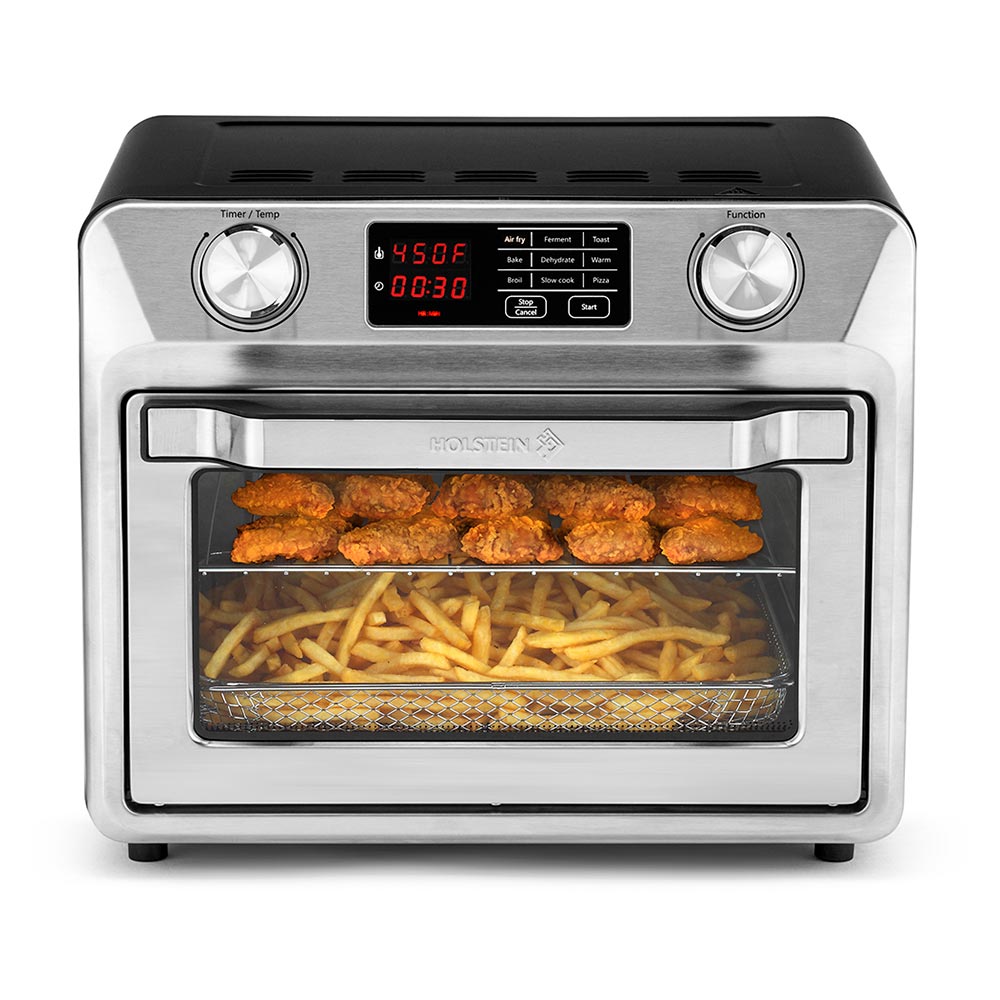 Horno con freidora de aire digital 20 litros Holstein Horno con freidora de aire digital 20 litros Holstein