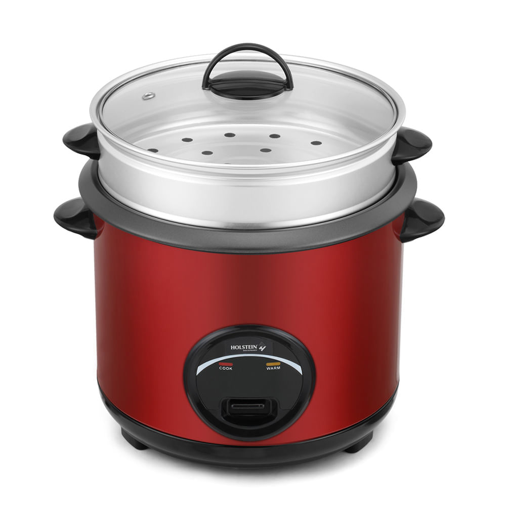 Olla Arrocera Holstein HH-09171002R Roja con vaporera 2.5 litros Olla Arrocera Holstein HH-09171002R Roja con vaporera 2.5 litros