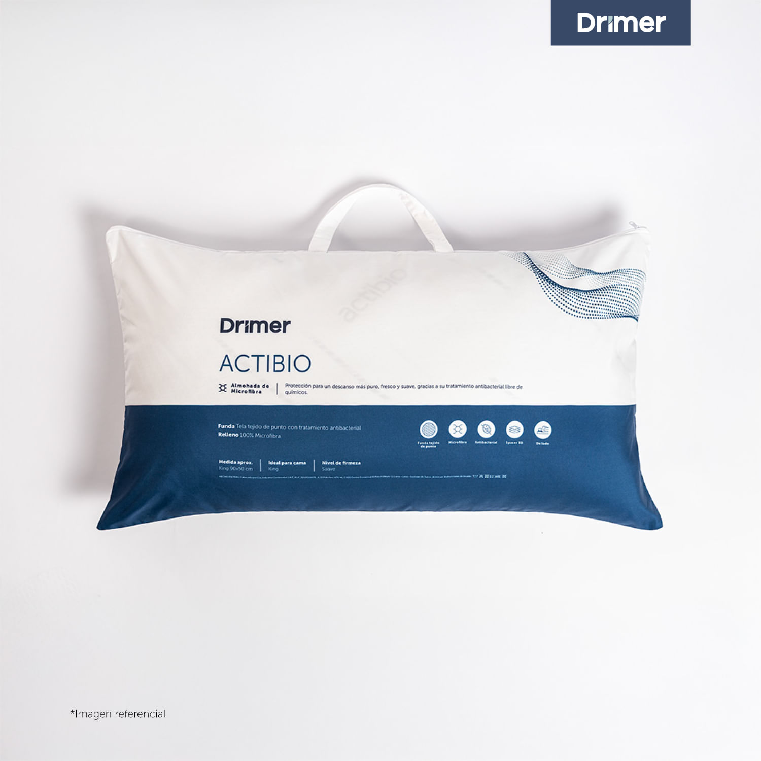 Almohada Actibio King 90 x 50 Cm