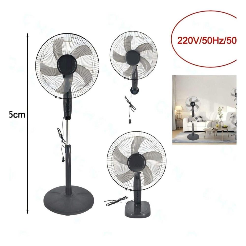 Ventilador 3 en 1 Pared y Mesa 16 Pulgadas 50W Modelo 2026