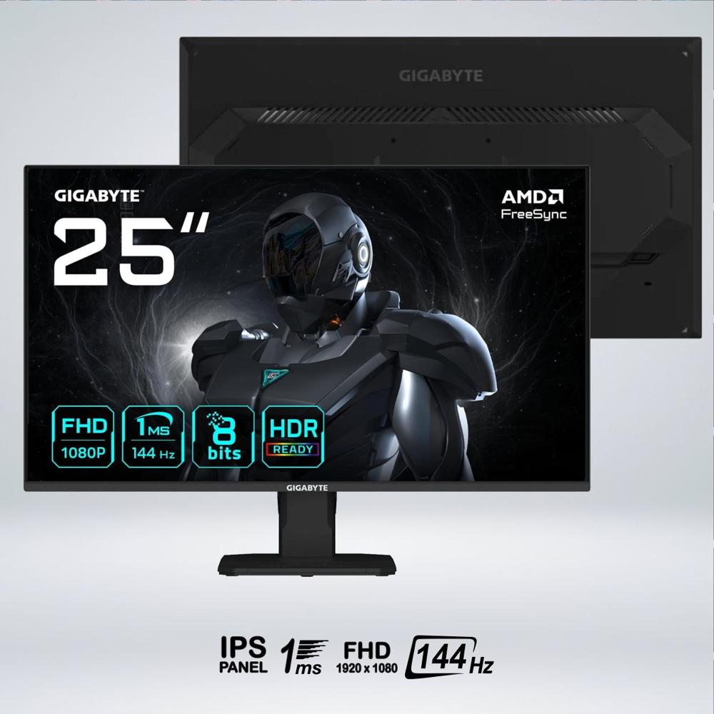 MONITOR GAMER GS25F14 FULL HD 24.5'' IPS 144hz 1ms HDR10  AMDfreesync NEGRO