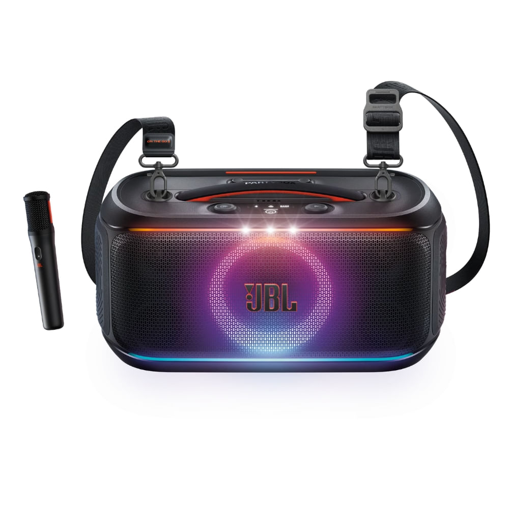 Parlante Bluetooth JBL Partybox On The Go 2 100W IPX4 Negro con micrófono