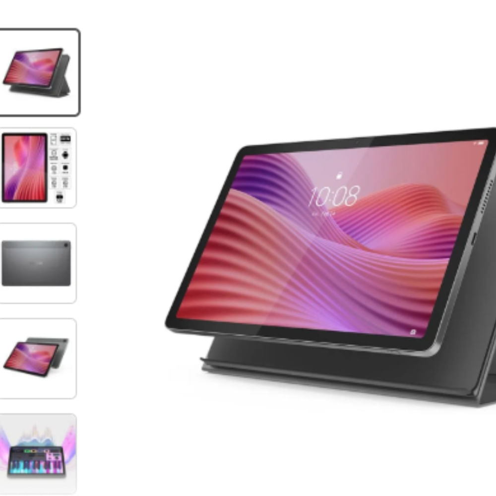 Tablet Lenovo Tab 10.1 128GB  4GB  cámara principal 8MP y frontal 5MP 5100. gris