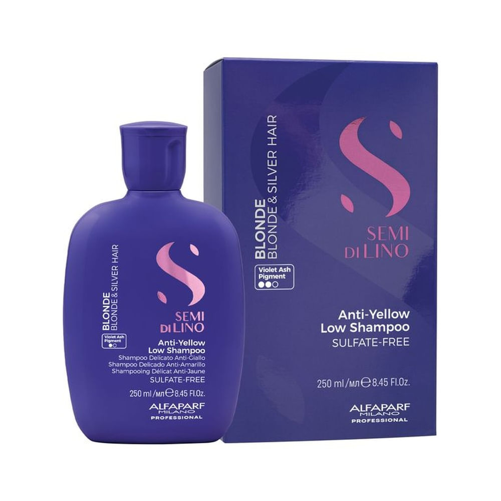 Shampoo Semi Di Lino Blonde Intense Anti-Yellow 250ml