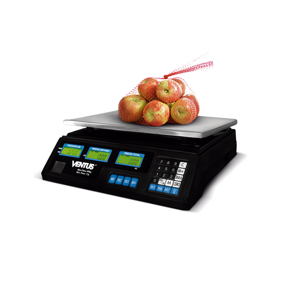 Balanza digital de mesa de 40 Kg- Ventus.
