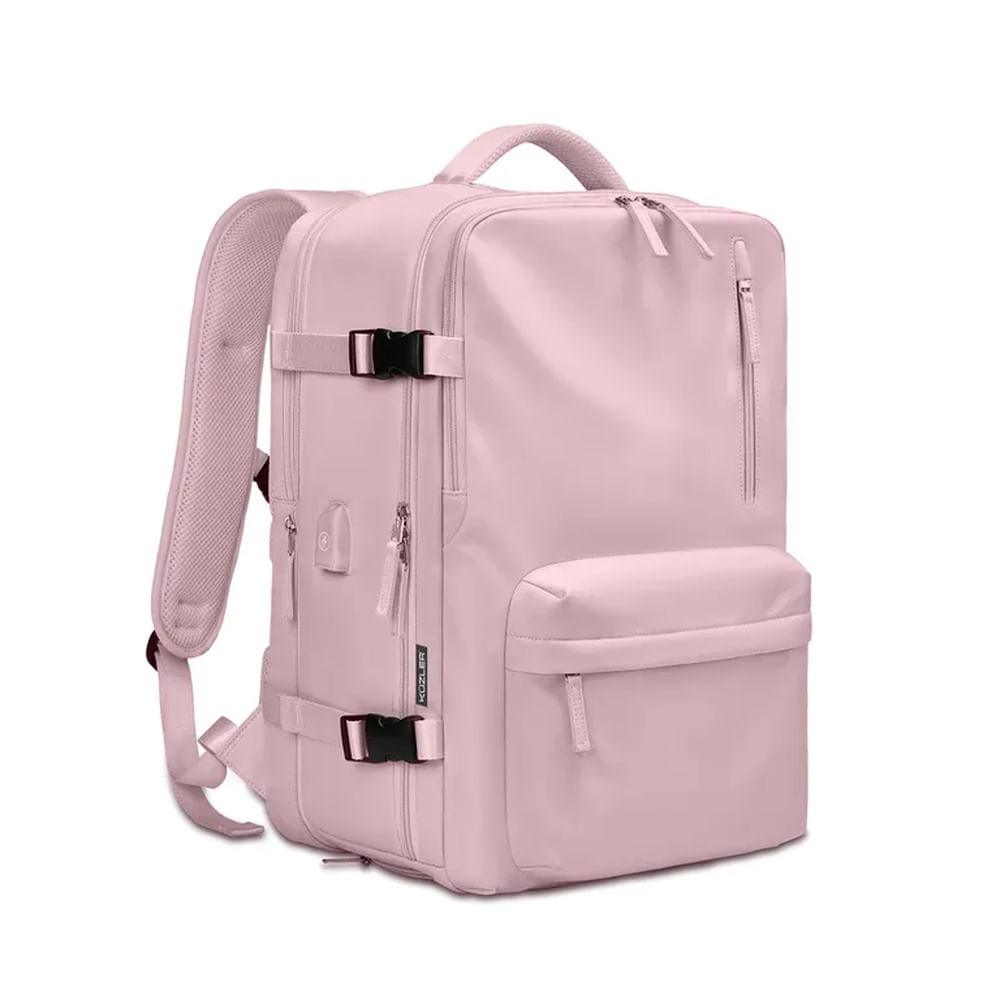 Mochila para viajes espaciosa rosado Kuzler RIKS-101R
