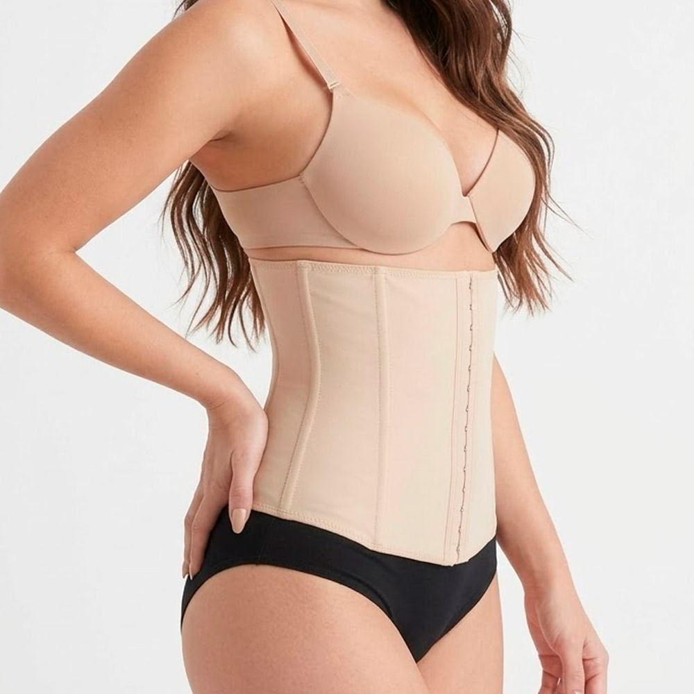 Faja Cinturete Silhouette Peter Pan Latex Beige