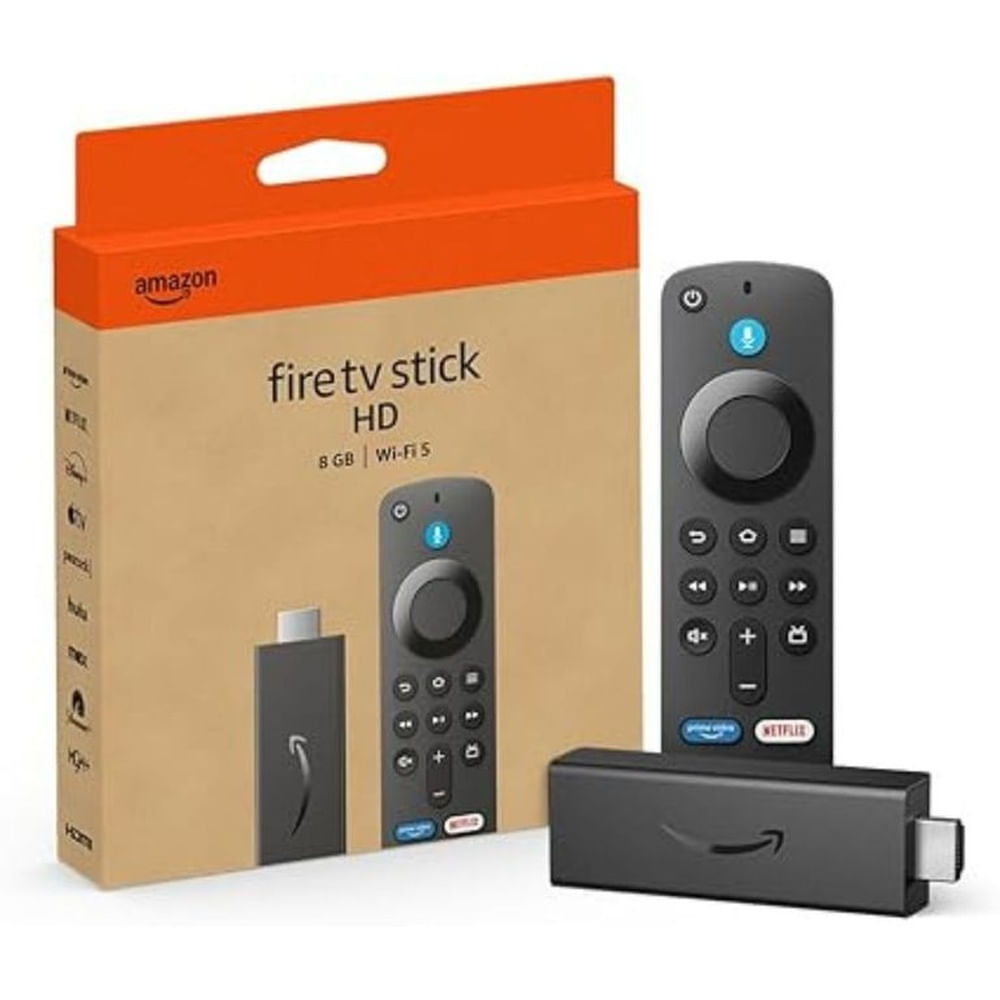 Amazon Fire Tv Stick 4ta Generación 2024 Hd Streaming Negro De Voz Negro