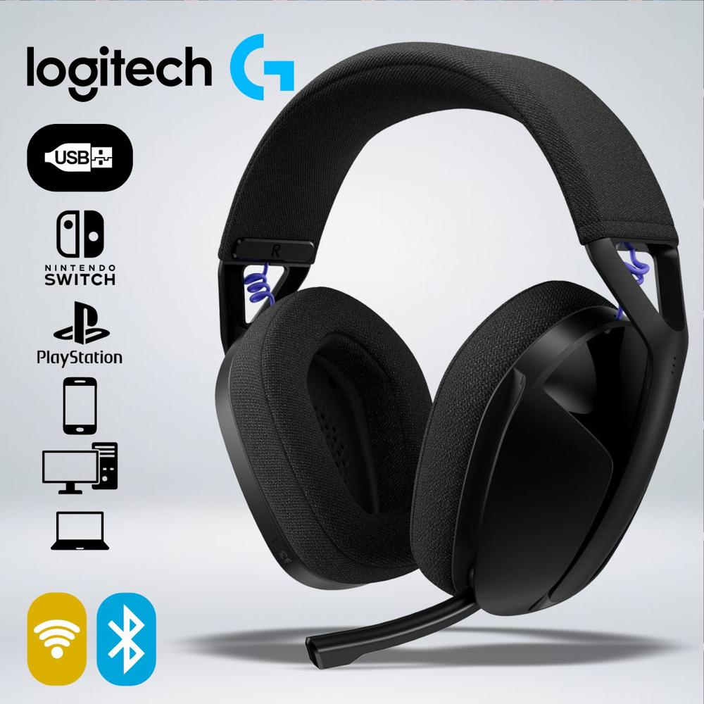 AUDIFONO GAMER G321 LIGHTSPEED USB RECEPT BLUETOOTH 20hrs