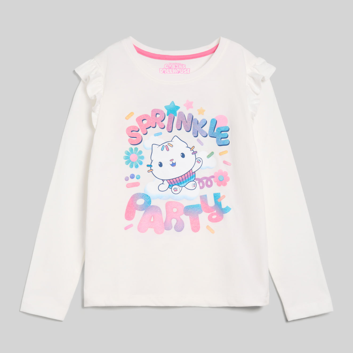 Polo Manga Larga Para Niña Alita Print Central Gabbys Dollhouse