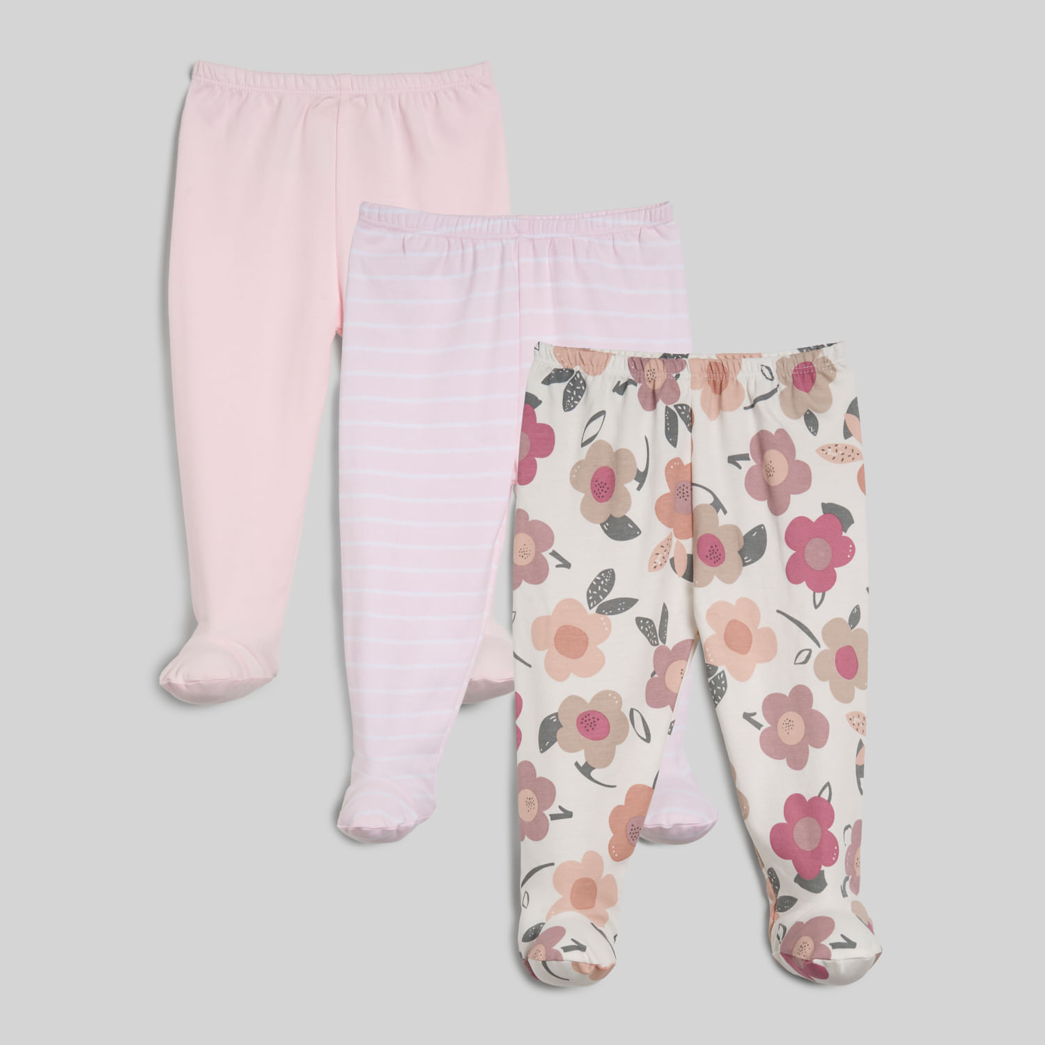 Pack X3 Pantalon Interno Para Recién Nacido Print Baby Circus