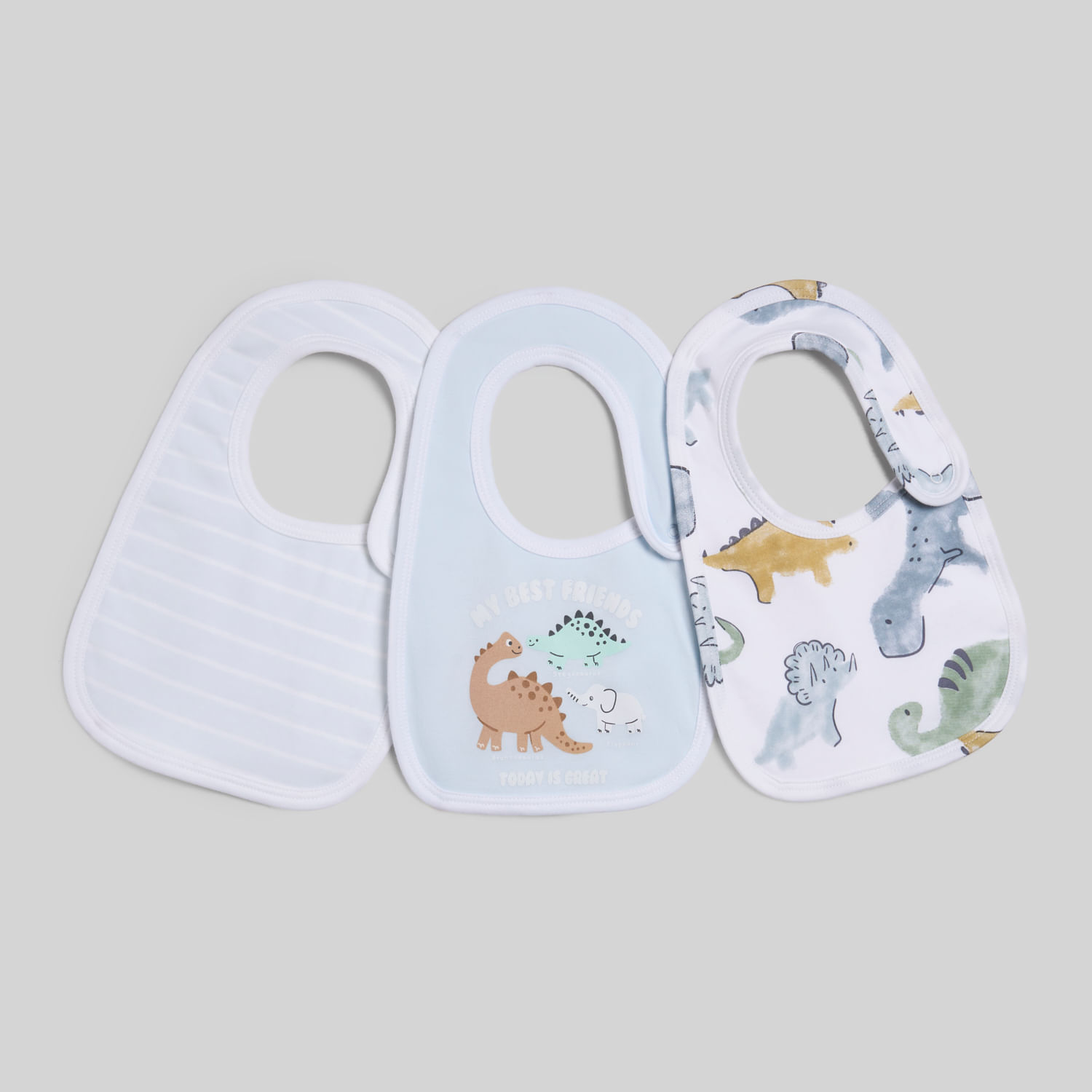 Pack X3 Baberos Para Recién Nacido Baby Circus