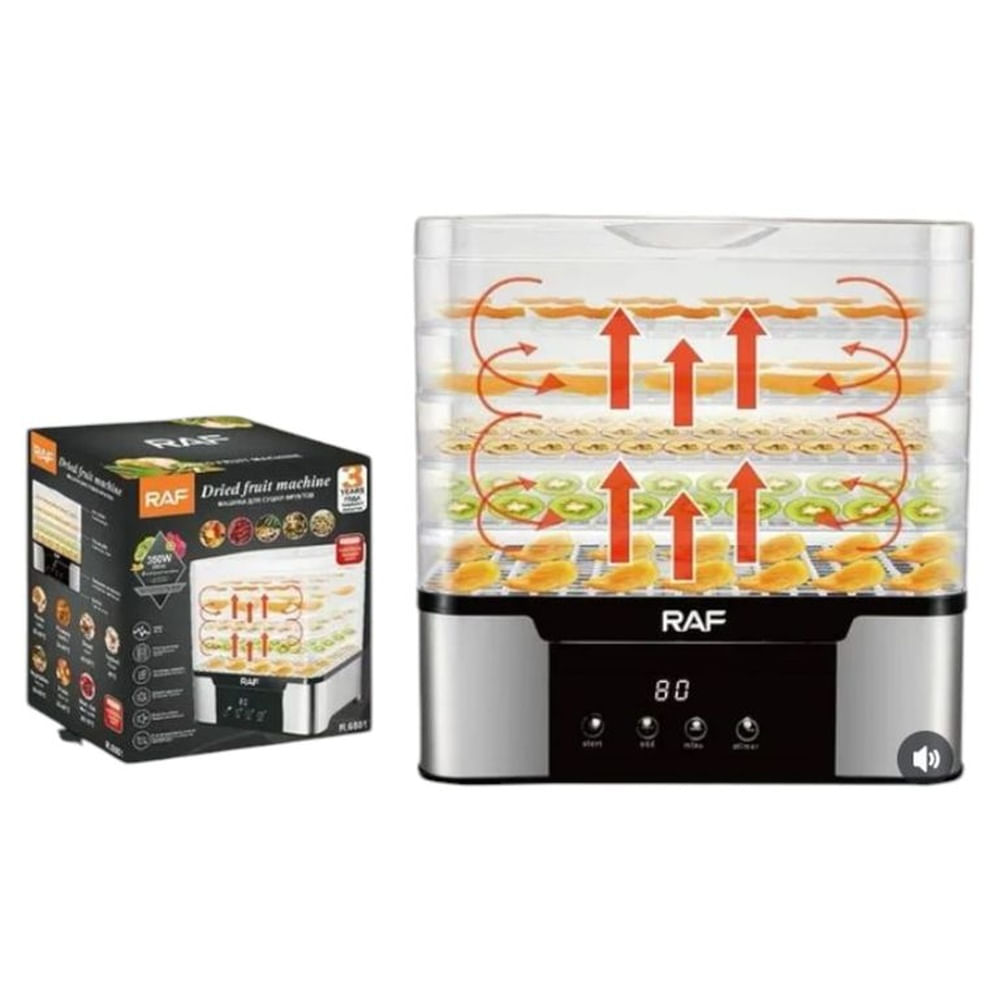 Máquina Deshidratadora Automática Frutas Verduras Raf 5 Niveles