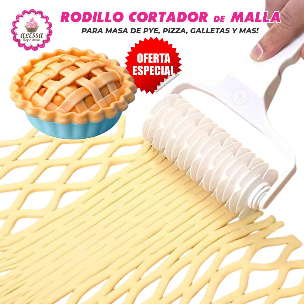 Rodillo Cortador en Malla para Pye Pizza para Repostería