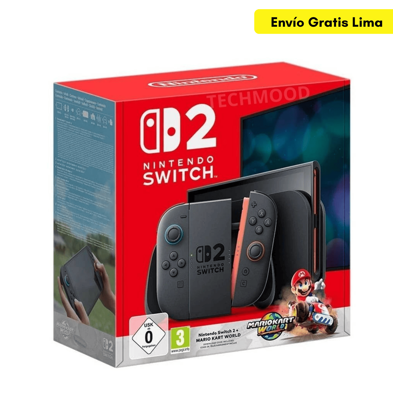Nintendo Switch 2 con Mario Kart World  - Black