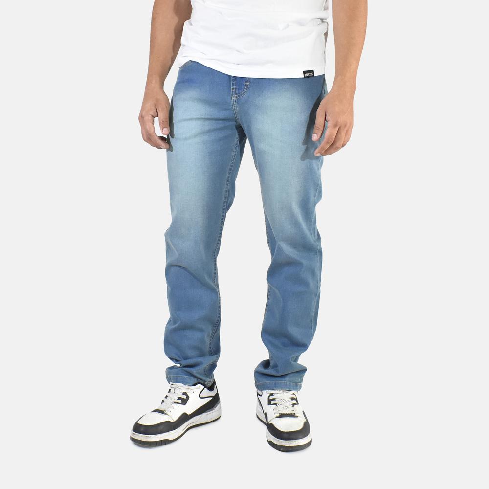 Jean Hombre Casual Yonisters Clothing Semipitillo Stretch Denim Maíz