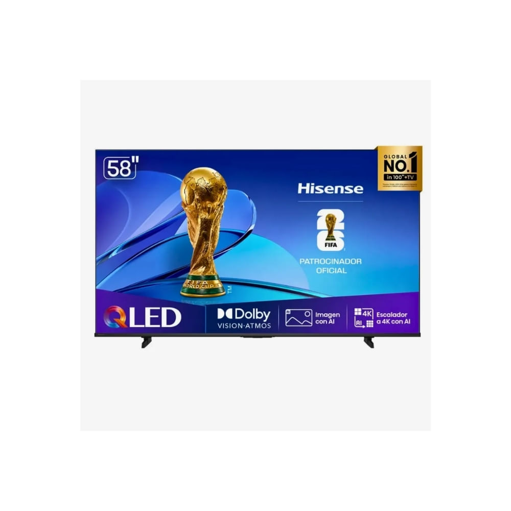 TELEVISOR HISENSE 58 58Q6QV QLED 4K