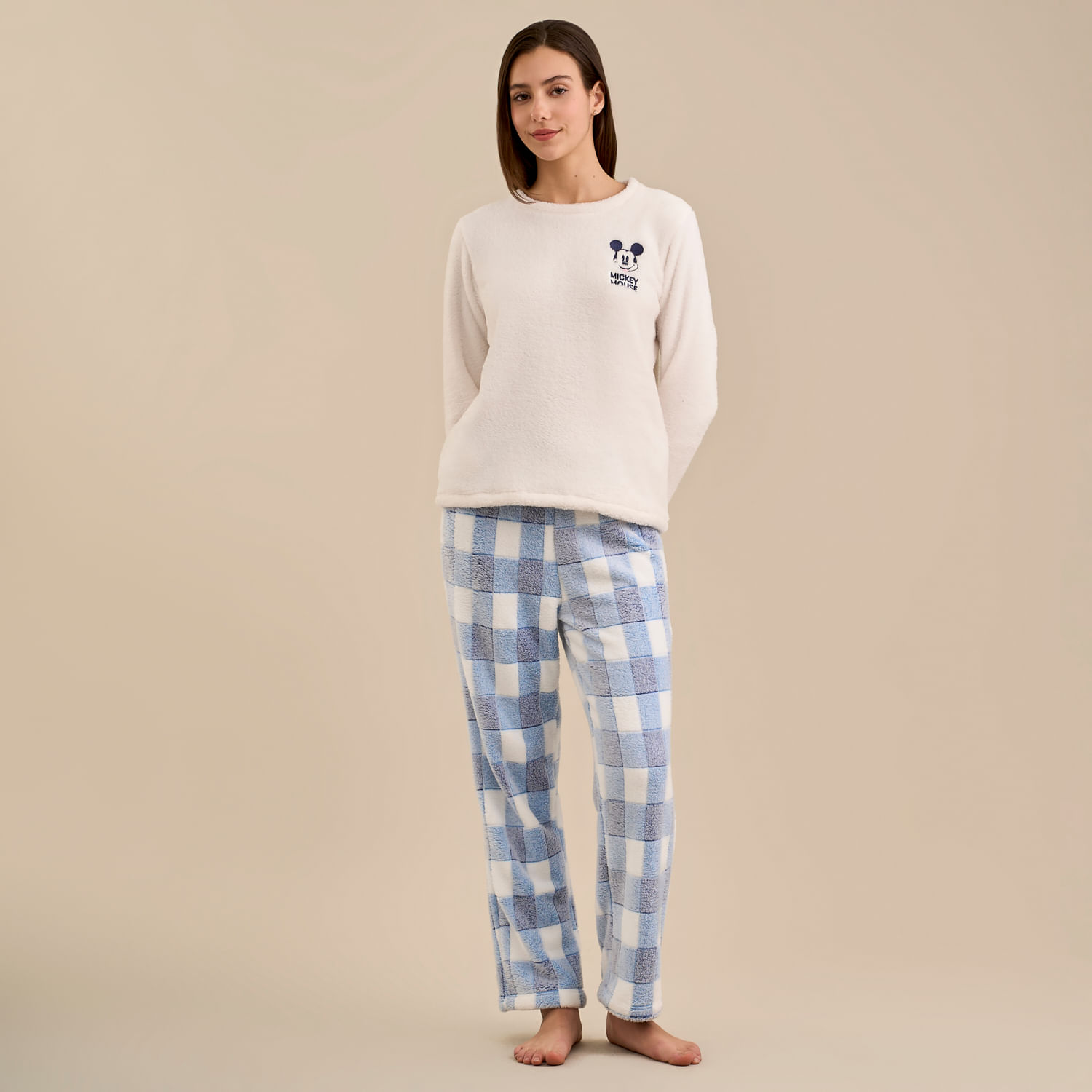 Pijama Mujer Mickey Coral Disney