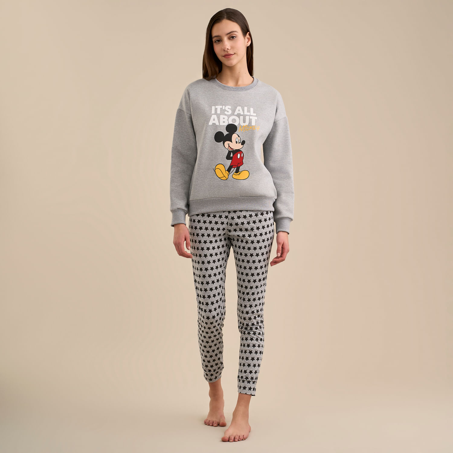Pijama Mujer About Mickey Corto Disney