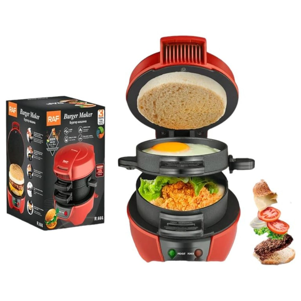 Maquina De Hamburguesa Raf Maquina De Desayuno Para El Hogar
