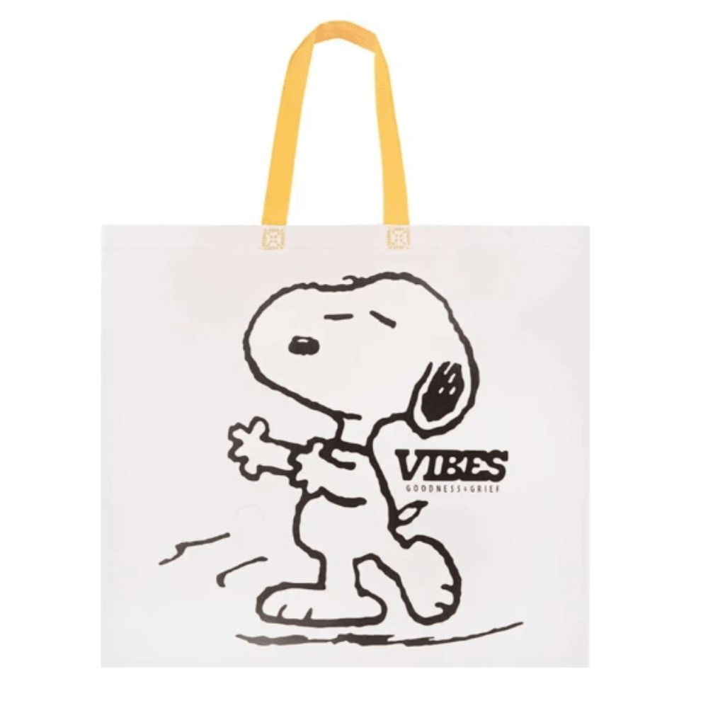 Bolsa Reutilizable Snoopy Peanuts Gris 39 x 44 x 18 cm