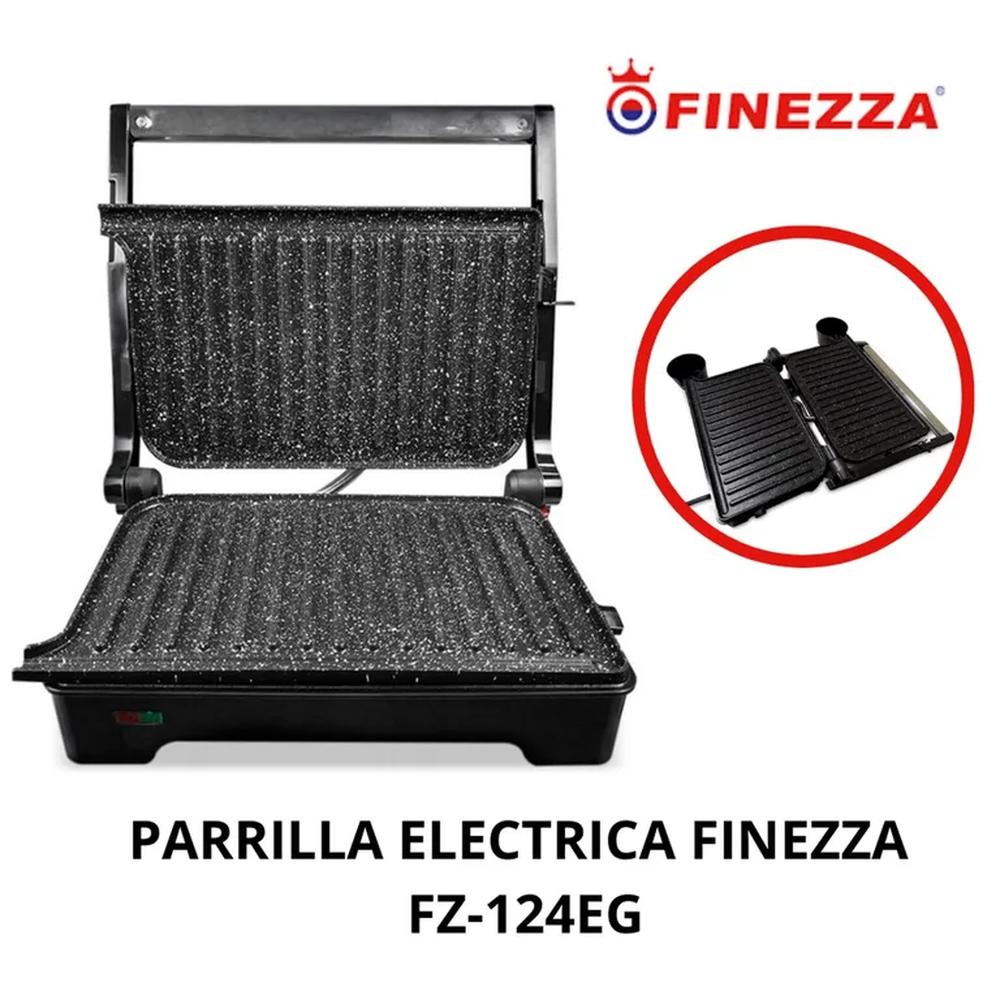 Parrilla Eléctrica Finezza FZ-124EG Antiadherente de 1200 Watts