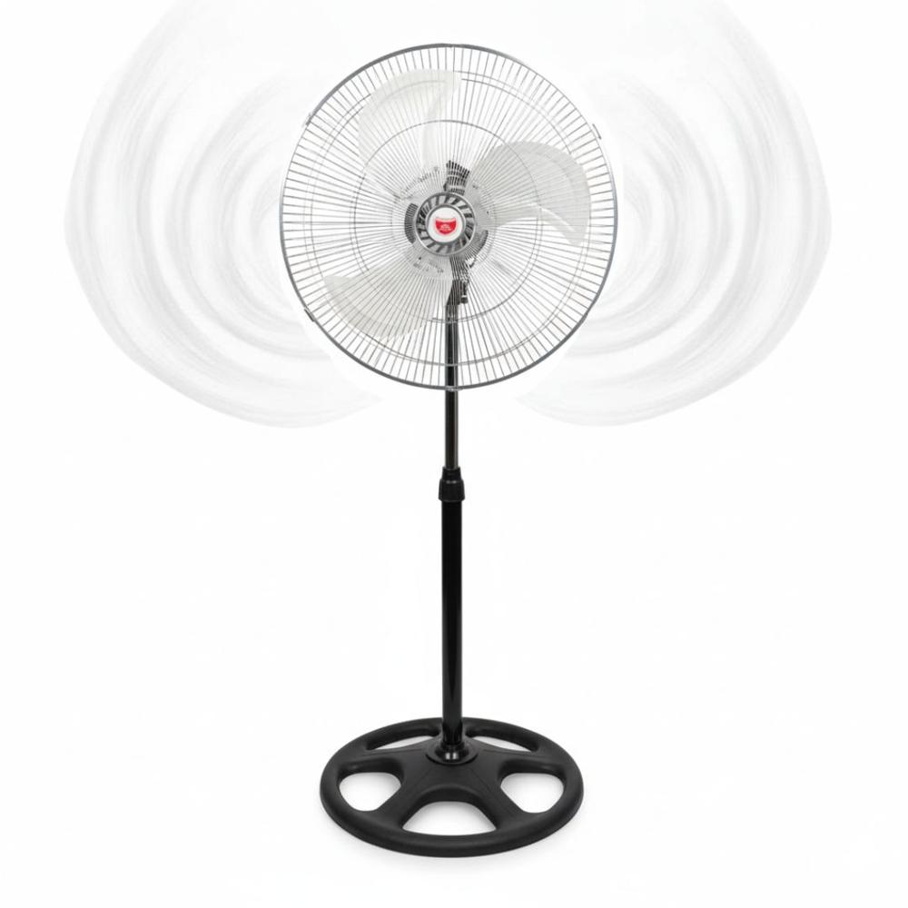 Ventilador Pedestal Grande 130x50cm Alta Potencia 100W 3 Aspas y 3 Velocidades