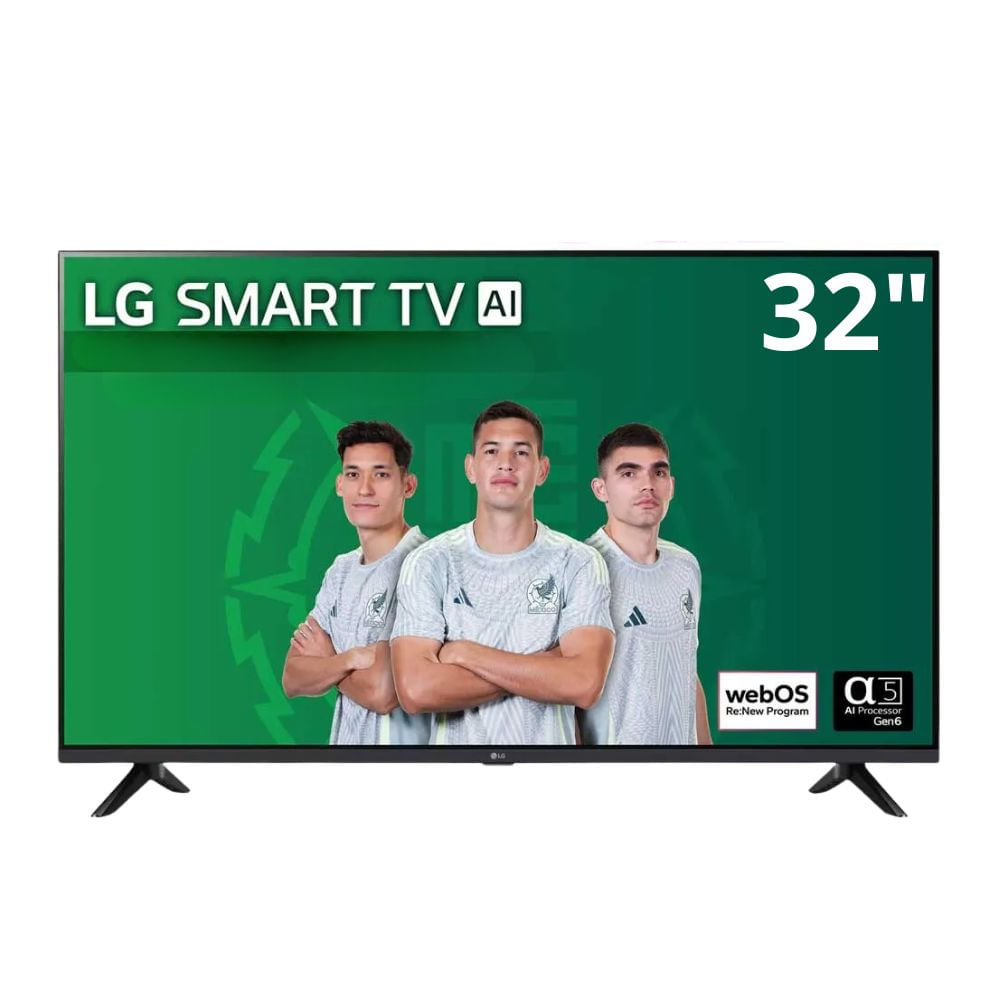 Televisor LG 32""  Smart TV webOS23 ThinQ AI 32LR600BPSC