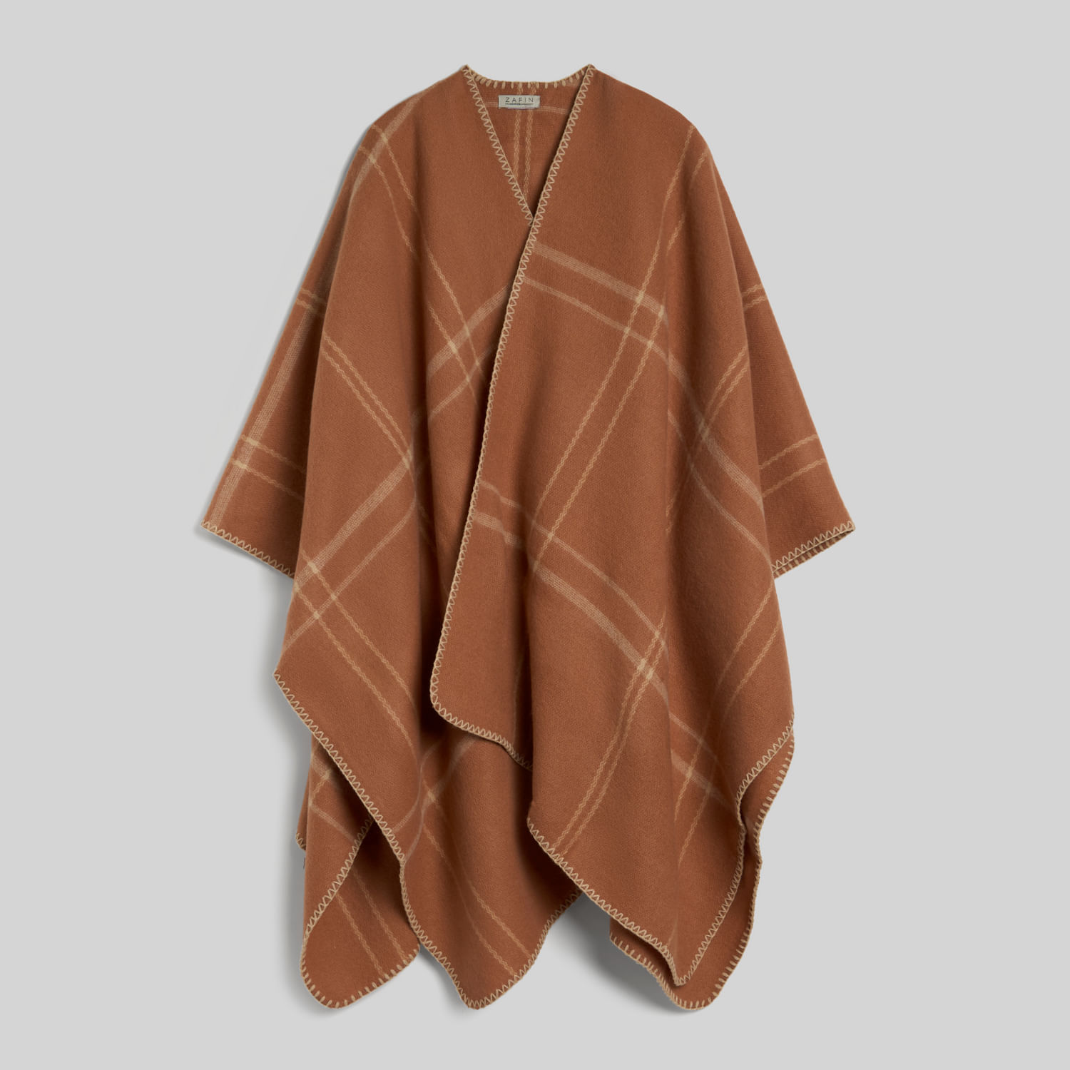 Pashmina Mujer Zafin Capa Flecos