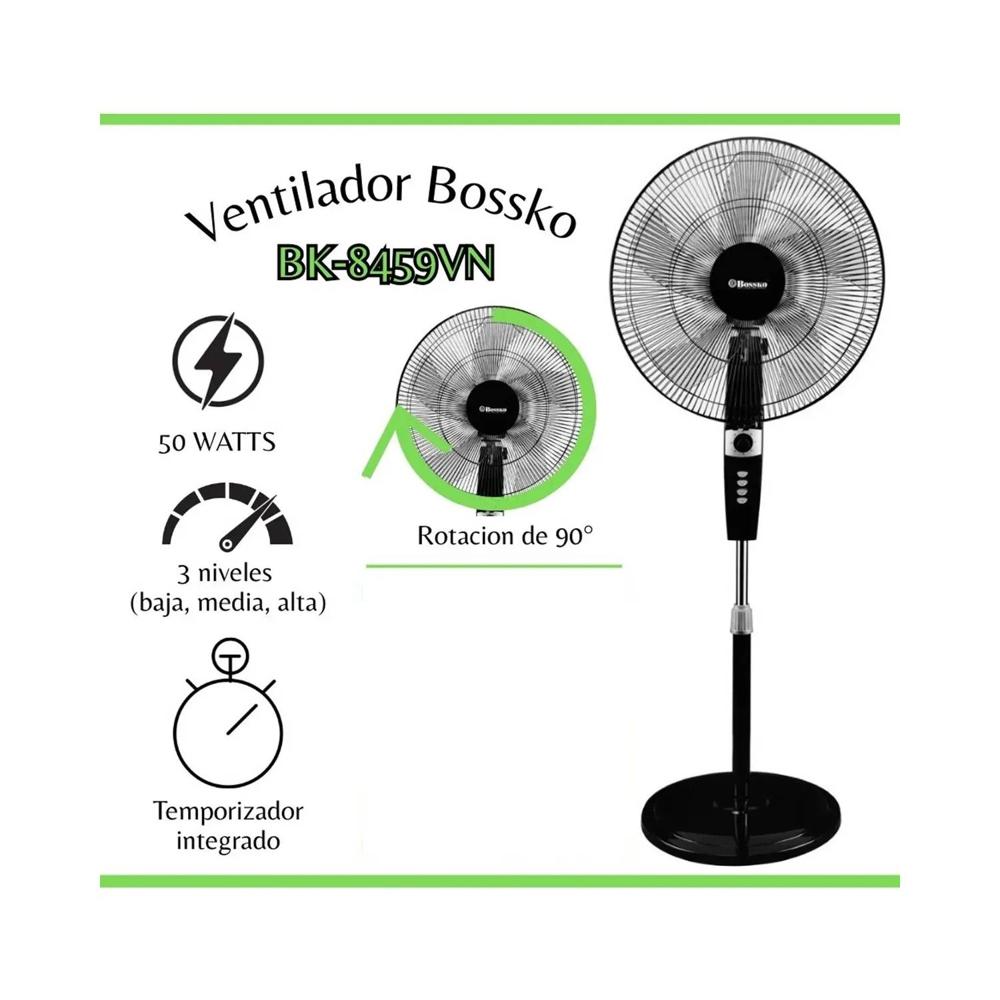Ventilador Pedestal 18 pulgada Bossko Bk-8459vn