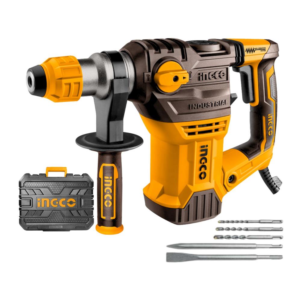 Rotomartillo SDS Plus 1500w 5.5 Joules Industrial Ingco RH150028