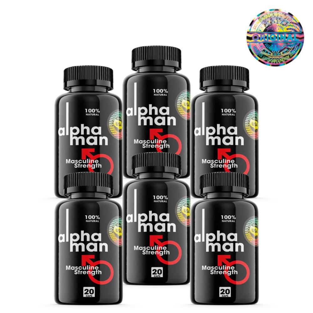 Alphaman 20 Cápsulas 6 Frascos