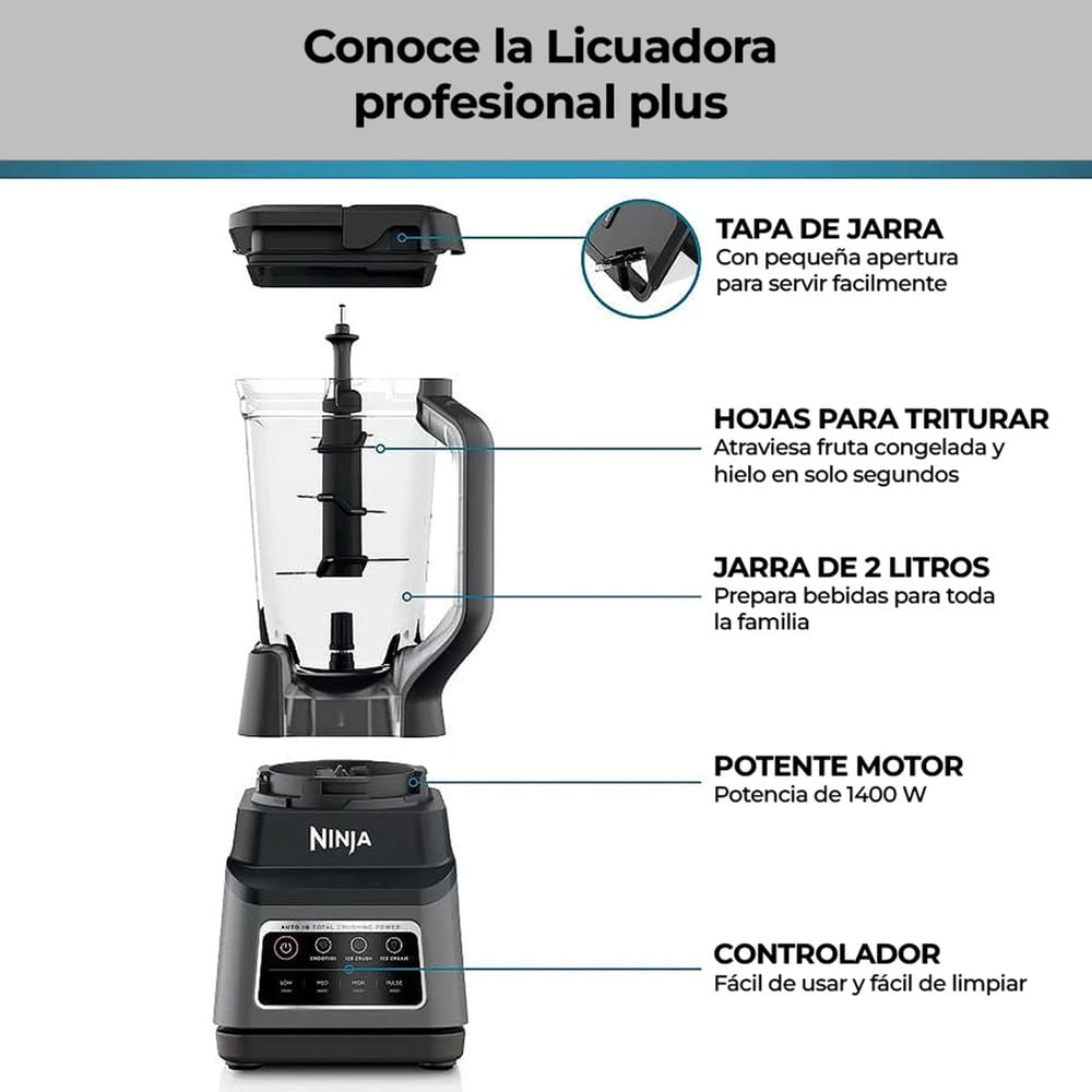 Licuadora Profesional1400W Plus BN701