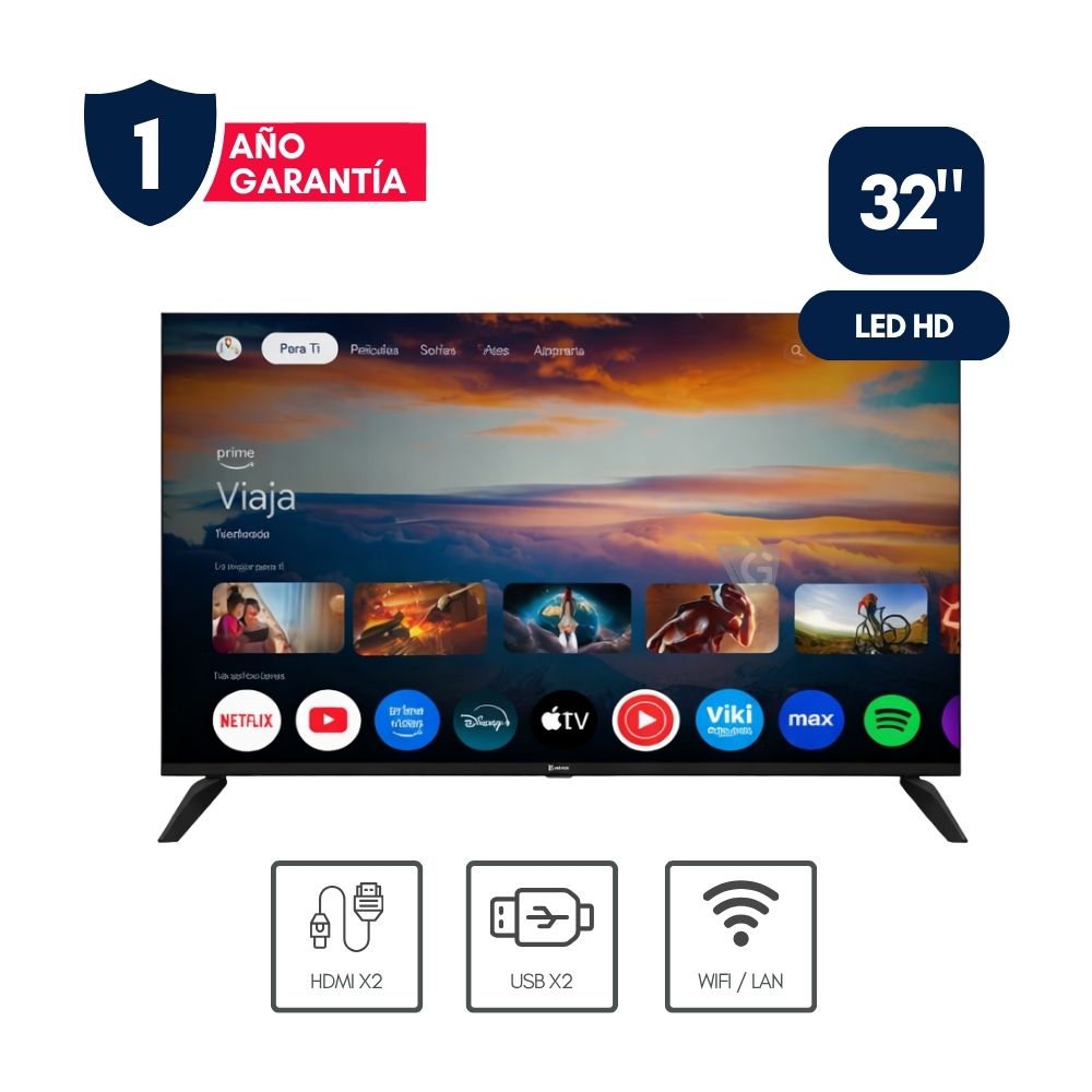 Televisor Google TV LED HD 32 MS32 E2000GBT