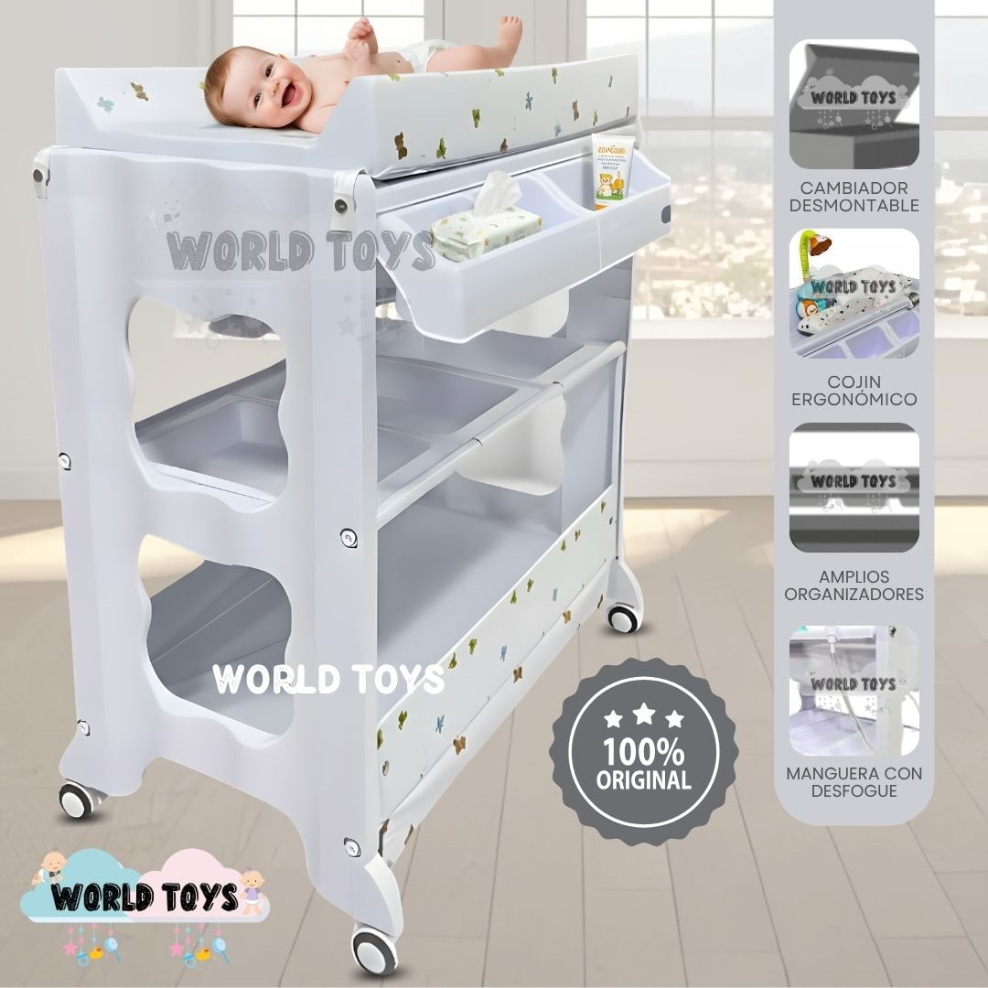 Bañera Cambiador CHEIKHOUNA Edición Limitada White