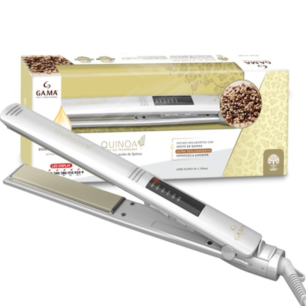 Plancha Alisadora GAMA QUINOA Elegance Led