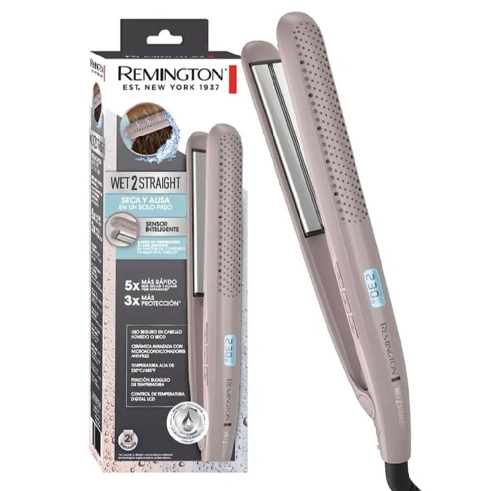 Plancha Alisadora Remington Wet2straight Seco y Humedo