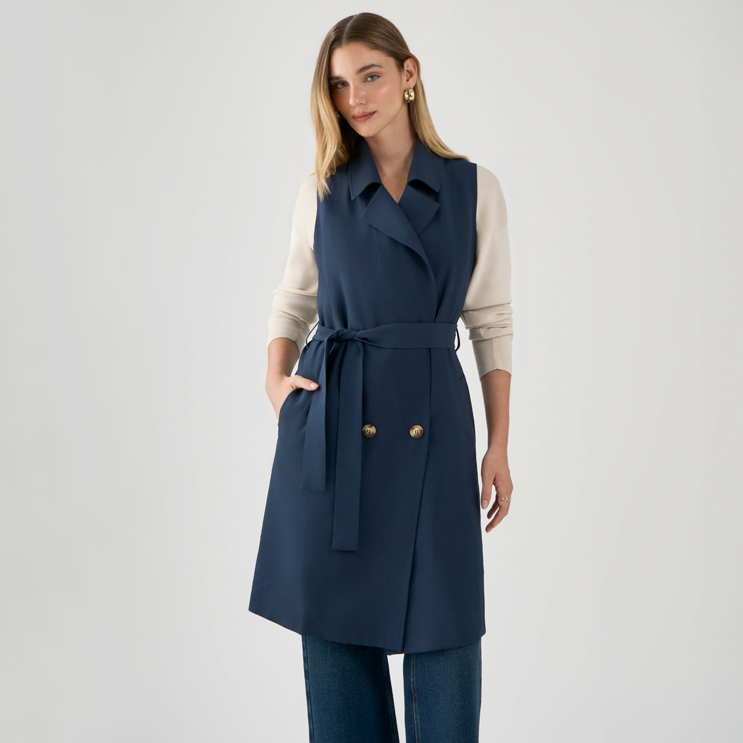 Chaleco Mujer Belt Malabar